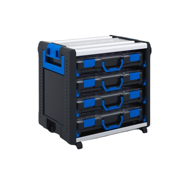 WorkMo 24-500 med 8 koffertskinner inkl. BOXXer